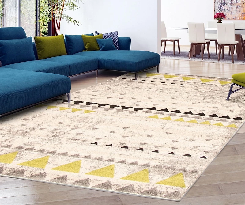 ECARPET Modern Geometric Indoor Area Rug Remi Collection