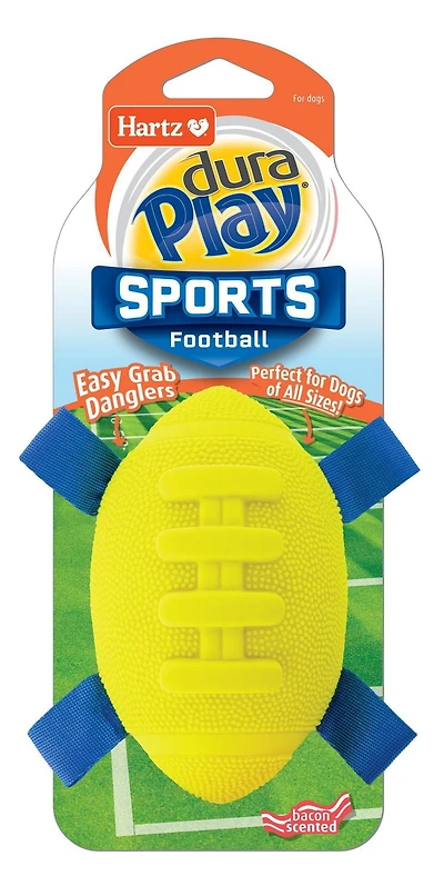 Hartz Dura Play Sports Ball Football Dog Toy, Dura Play Football