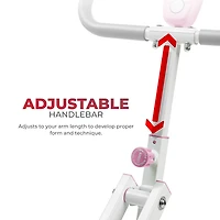Sunny Health & Fitness Upright Row-N-Ride™ Exerciser en rose – P2100