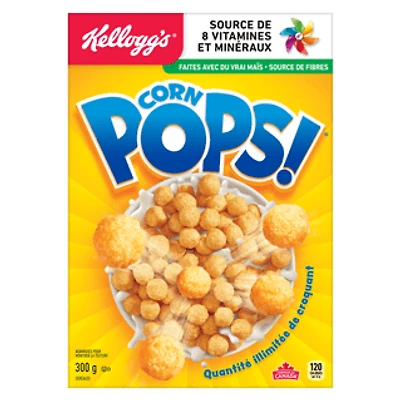 Kellogg’s Corn Pops Cereal 300g- crunchy, CP CRL 300GMX12