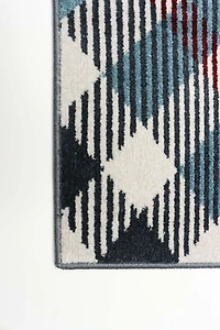 Tapis Lavable ECARPET à Carreaux pour Chambre, Salon, Chambre d'Enfant