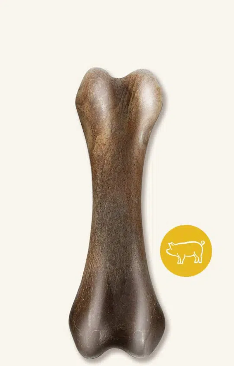 Zeus NOSH STRONG Chew Bone for Dogs Bacon Flavor, Small, 11 cm