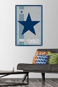 NFL Dallas Cowboys - Retro Logo 14 Wall Poster