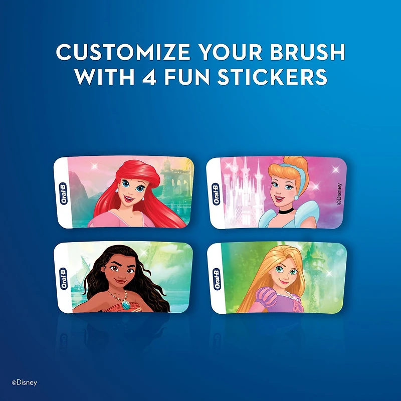 Oral-B Kids Electric Toothbrush featuring Disney Princesses, for Kids 3+