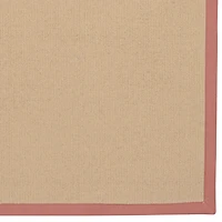 Athena Sisal & Burnt Orange 8'9" x 12' Area Rug
