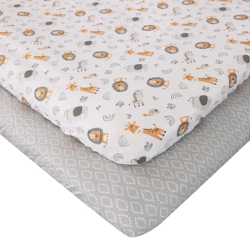 Ensemble de 2 mini-draps-housse de bébé George Baby