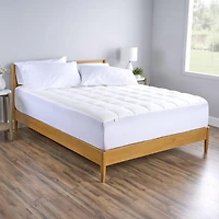 Allswell  Couvrematelas au Confort Rafraîchissant de Lavable, Double Couvrematelas en mousse à mémoire de gel lavable