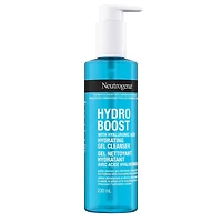Gel nettoyant hydratant Neutrogena Hydro Boost, Nettoyant pour le visage, Acide hyaluronique, Non comédogène, Sans parabènes 230 ml