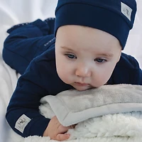 Juddlies Designs - Baby - Flannel Sherpa Blanket - Machine Washable