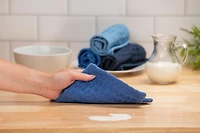 Mainstays 4 Pieces, Waffle Dishcloths, Navy Blue, 4 PACK WAFFLE DISH CLOTH - BLUE