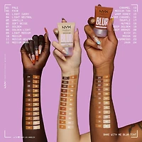 NYX PROFESSIONAL MAKEUP, Bare With Me, Tint Foundation, Medium buildable coverage, 12h hydration, Lightweight matte finish - 03 LIGHT IVORY, Blurring tint foundation