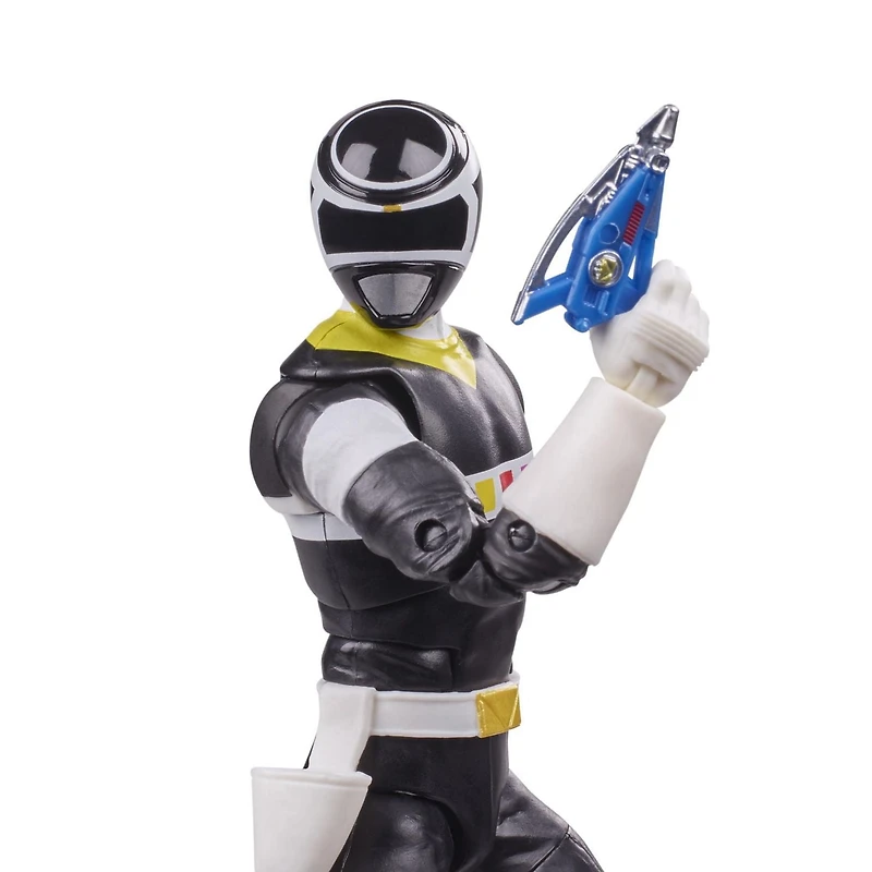 Power Rangers Lightning Collection In Space Black Ranger 6-Inch Premium Collectible Action Figure Toy with Accessories