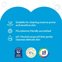 WaterWipes Sensitive+ Gentle Clean Wipes, 3-en-1 nettoie, soigne, protège, 99,9 % d'eau, non parfumées