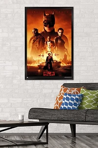 DC Comics Movie The Batman - One Sheet Wall Poster, 22.375" x 34" Framed