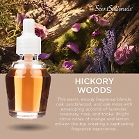 ScentSationals Scent Charm Oil - Hickory Woods, 0.8 Fl oz, 24 mL Refill