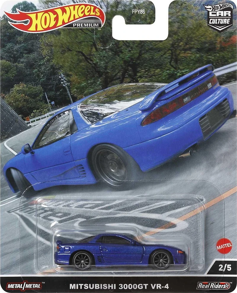 Hot Wheels Car Culture Mitsubishi 3000 VR4 Véhicule Circuit Legends