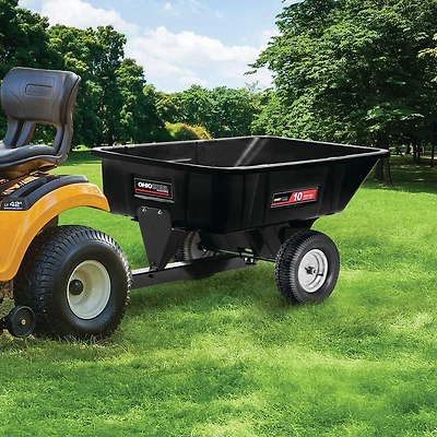 Chariot basculant pivotant en polyéthylène Ohio Steel 10 CF, capacité de 600 lb