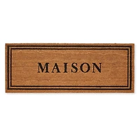 Carpette Maison FRAÎCHE collection printanière en fibre de coco