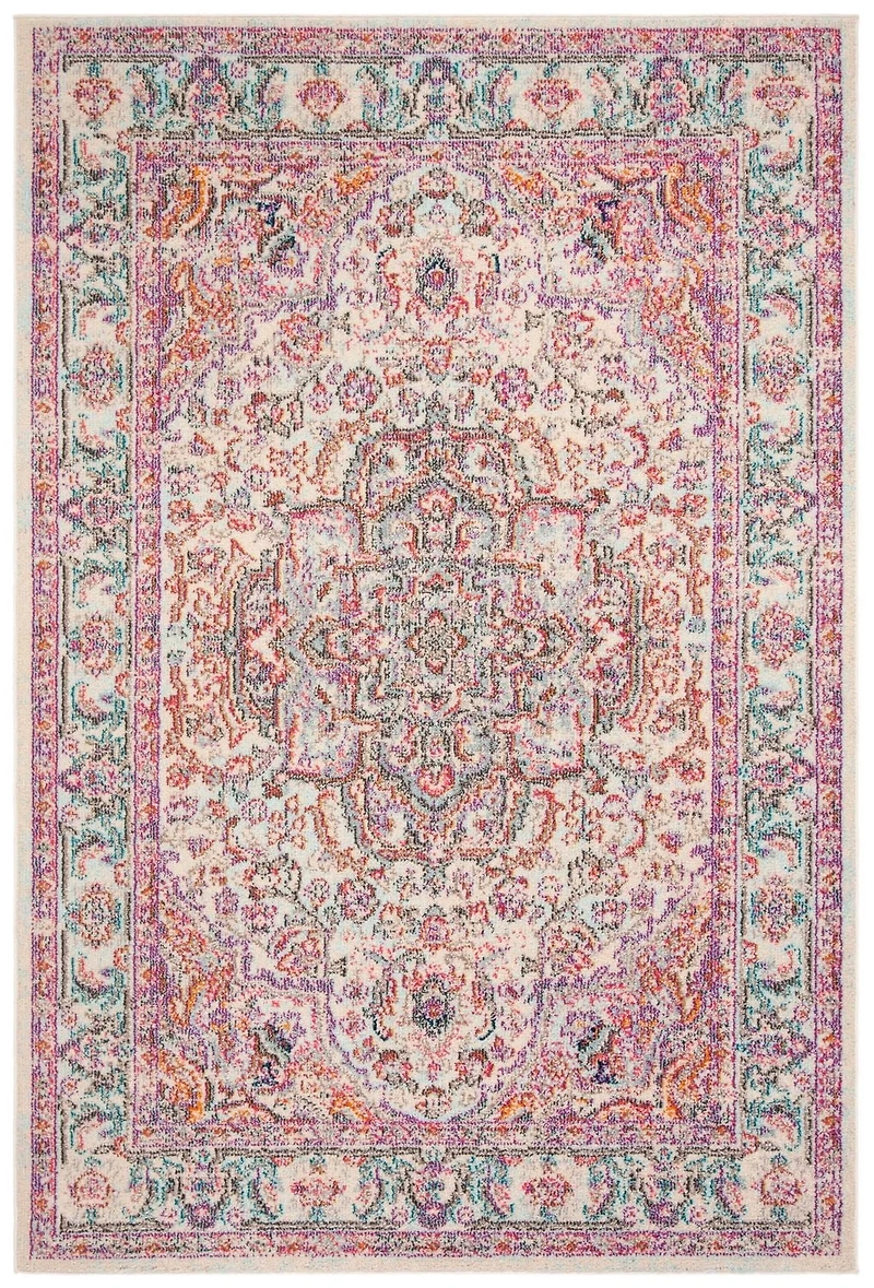 SAFAVIEH Madison Edwyna Traditional Distressed Area Rug