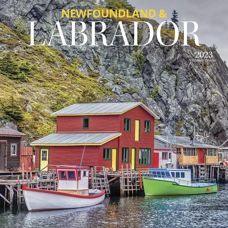 Newfoundland & Labrador | 2023 12x24 Inch Square Wall Calendar