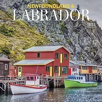 Newfoundland & Labrador | 2023 12x24 Inch Square Wall Calendar