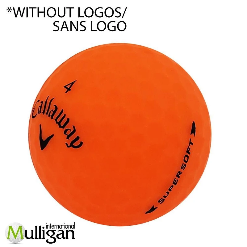 Mulligan - 48 balles de golf récupérées Callaway Supersoft 5A Pristine, Org