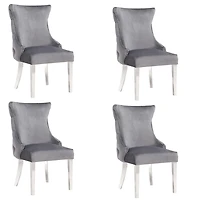 CHAISE STONEFORT – ACIER gris ENSEMBLE DE 4