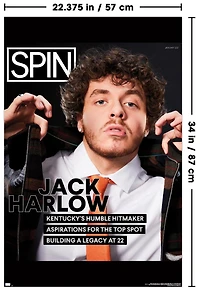 SPIN Magazine - Jack Harlow 21 Wall Poster, 22.375" x 34"
