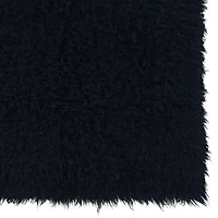 Tapis Nouveau Flokati 1400 gr de 5' x 8', Noir