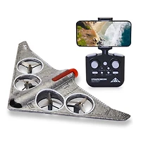 Drone avec vidéo de reconnaissance furtive Sharper Image®, dotée d’une caméra de diffusion en direct