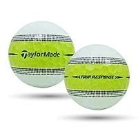 Mulligan - 12 balles de golf récupérées Taylormade Tour Response Stripe 5A Mint, vertes