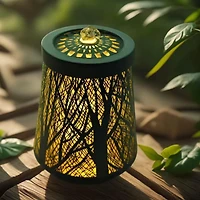 Angelo Décor Reflecting Tree Tabletop Fountain with energy-efficient pump and LED accent lighting