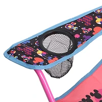 Danawares Minnie Mouse Youth Camping Chair with Cup Holder - Polyester