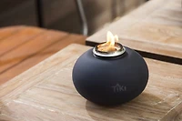 TIKI Clean Burn Glass Pearl of the Sea Table Torch Firepiece