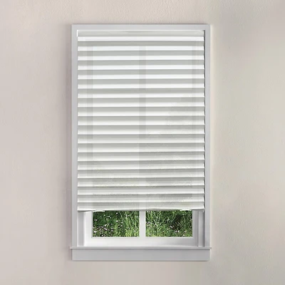 Stores en papier plissé sans cordon Mainstays, blanc, 91 cm x 183 cm, paquet de 3