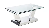 Canadian Manhattan Extendable Coffee Table Silver