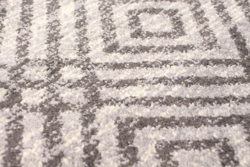 ECARPET Area Rug for Living Room, Geometric Indoor Carpet Ember Collection