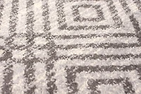 ECARPET Area Rug for Living Room, Geometric Indoor Carpet Ember Collection