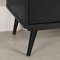 South Shore Mezzy Buffet 2 portes avec rangement ouvert