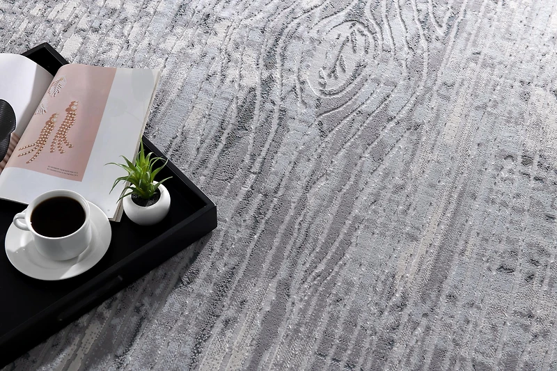 Rug Branch Oasis Collection Tapis de couloir abstrait moderne