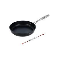 Poêle Lagostina Academy Clad antiadhésive de 26 cm, noire, Compatible avec l'induction
