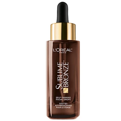 L'Oreal Paris Sublime Bronze Autobronzant Sérum d’éclat pour le visage avec Acide hyaluronique, sans parfum, 30 mL