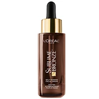 L'Oreal Paris Sublime Bronze Autobronzant Sérum d’éclat pour le visage avec Acide hyaluronique, sans parfum, 30 mL