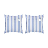 Lot de 2 Coussins à Rayures Bleues Anko