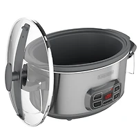 Black + Decker 7-qt Locking Lid Digital Slow Cooker