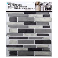 Truu Design Self-Adhesive Slim Subway Peel and Stick Backsplash Wall Tiles