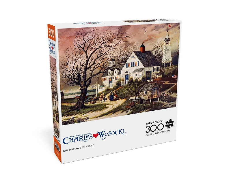 Buffalo Games - Charles Wysocki - Old Martha's Vineyard - 300 Piece Jigsaw Puzzle