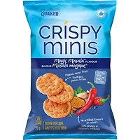 Quaker Crispy Minis Magic Masala Flavour Brown Rice Cakes, 90 g.