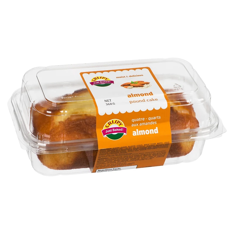 Quatre-Quarts Aux Amandes Gâteau Tranché
