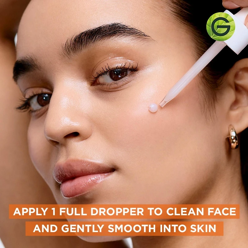 Garnier Vitamin C Face Serum with Salicylic Acid + Niacinamide, Brightening for Dull Skin, 30 mL